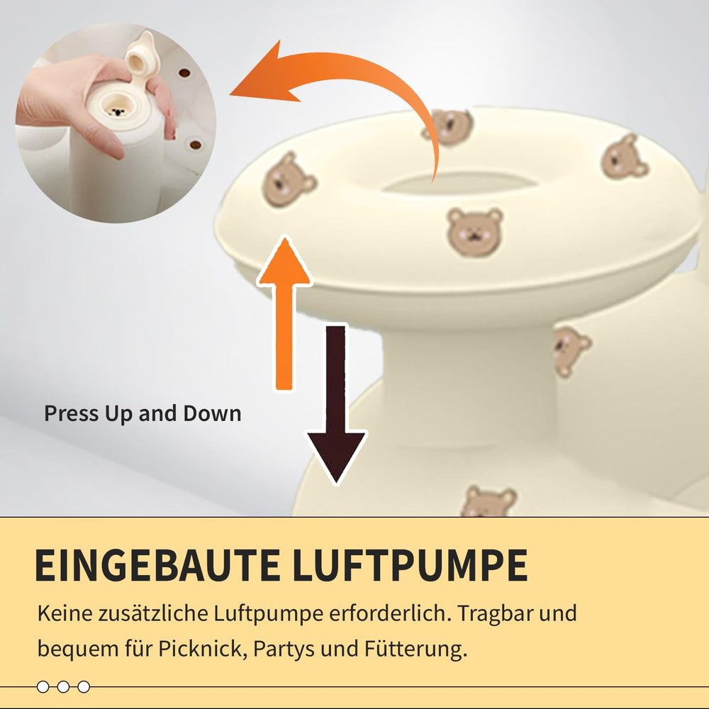 HitTopss BPA-free PVC material ensures skin-safe seating