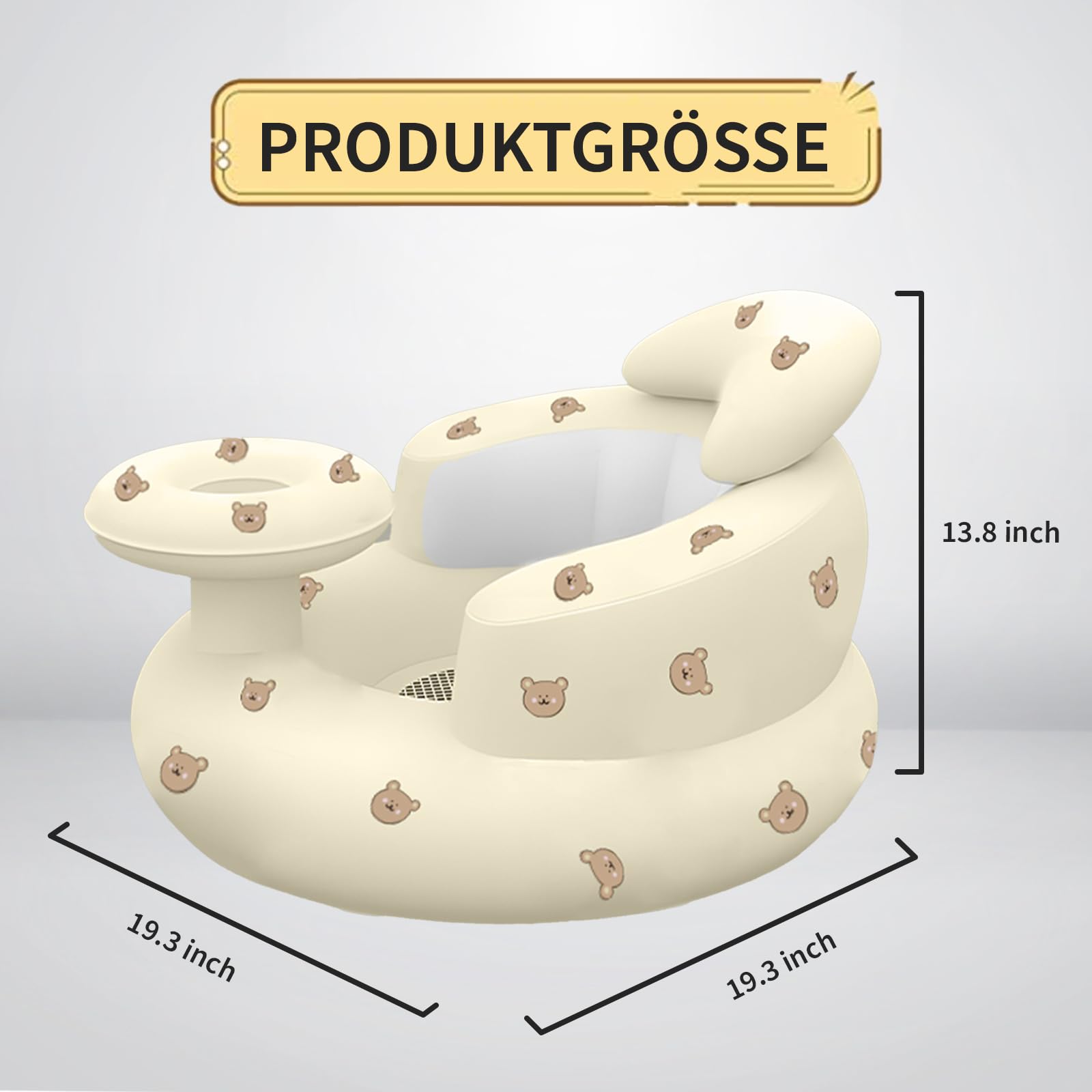 HitTopss multi-functional baby seat for sitting, feeding, and play