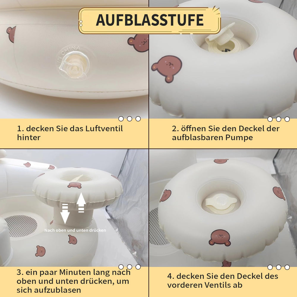 HitTopss travel-friendly baby seat folded for easy packing