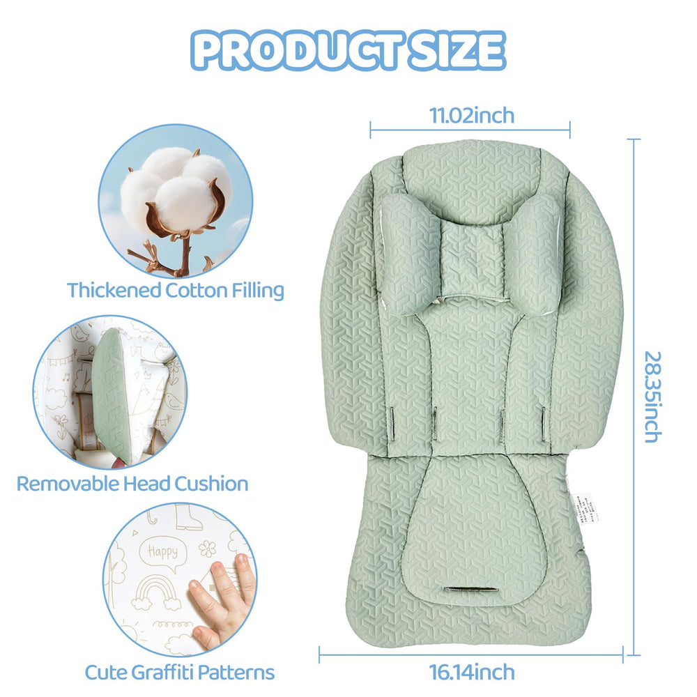 HitTopss universal-fit insert suits most infant car seats