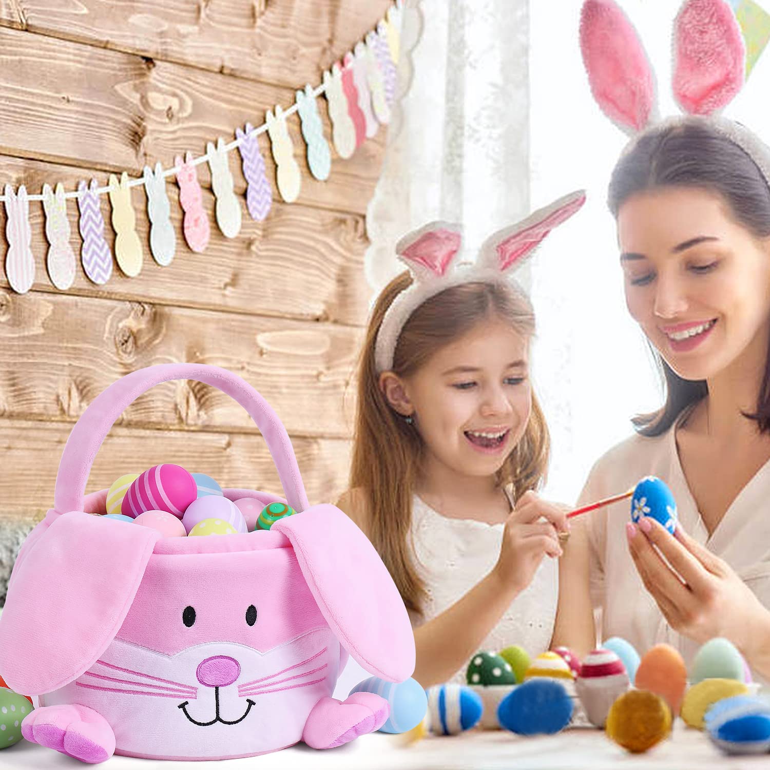 HitToys Easter Bunny Basket is washable, reusable for next year’s hunts.