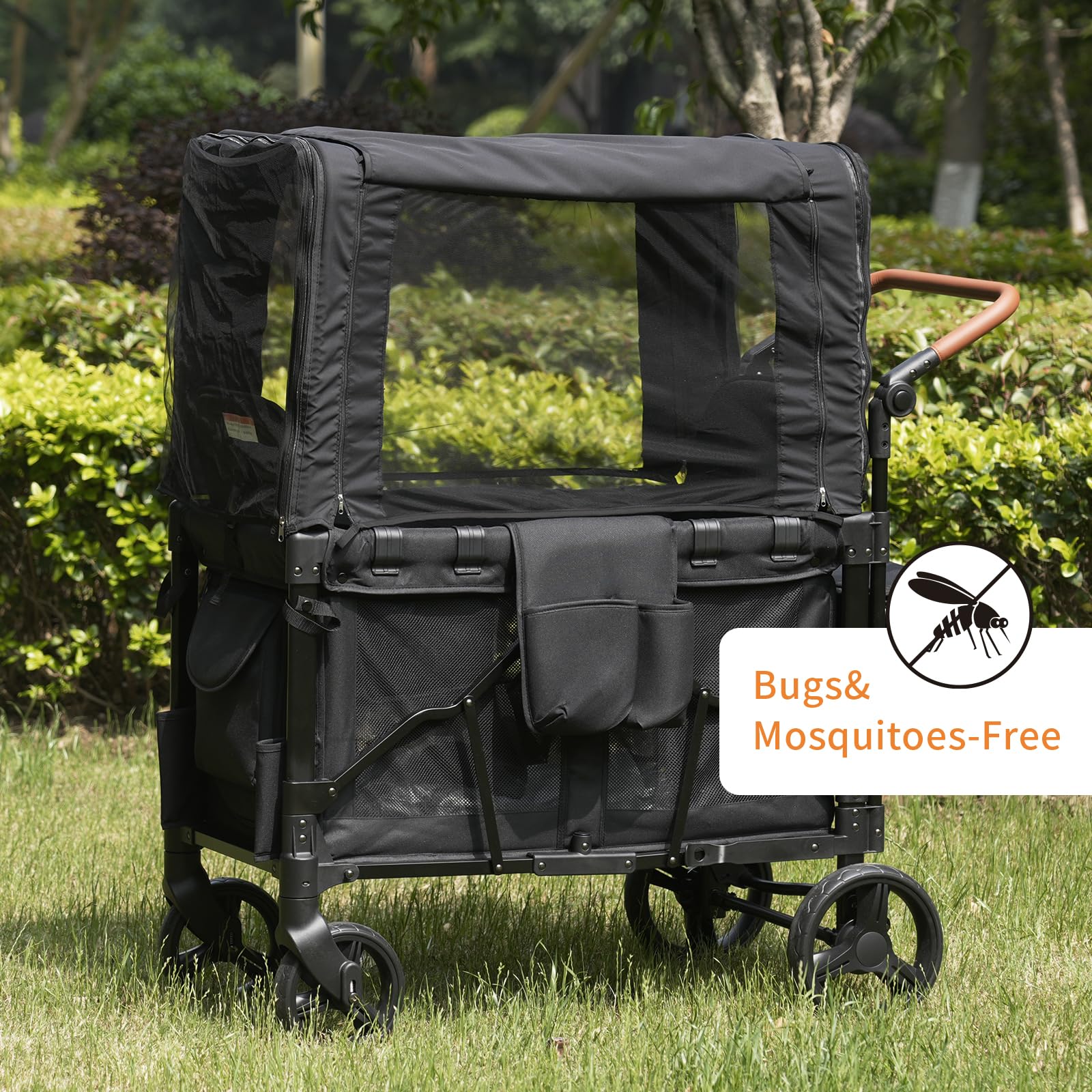 Hiviva W4 Luxe Elite remove ends for easier parent-child interaction