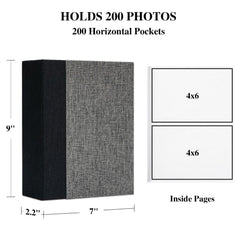 Hiwhy hardcover album with stitched inner pages offers durable memory storage.