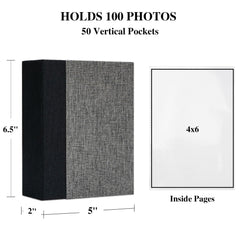 Hiwhy hardcover album with protective bag seals photos securely.