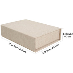 Hiwhy memory box with dust-shielding lid protecting keepsakes