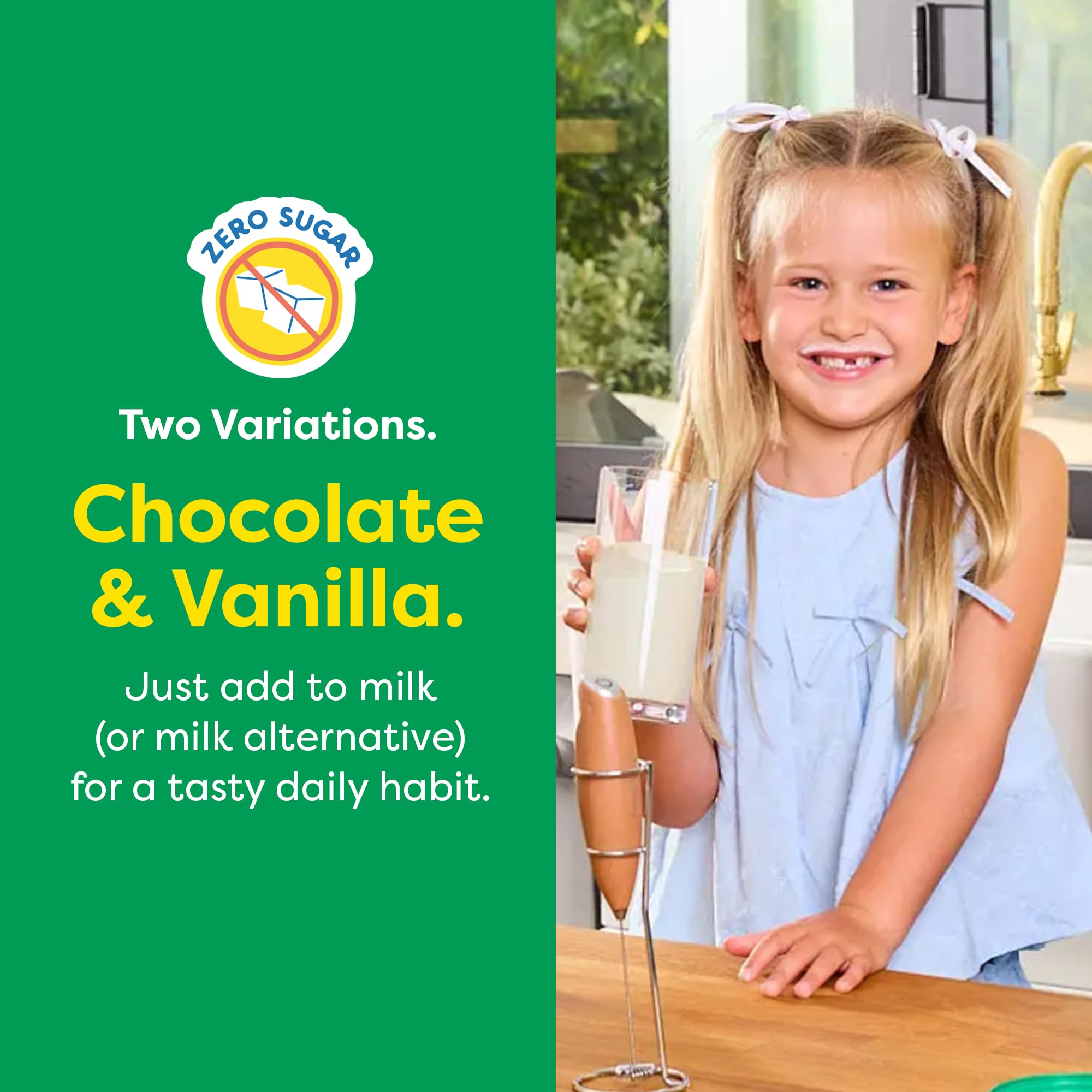 HIYA Kids Greens digestive enzymes support gentle digestion during meals.