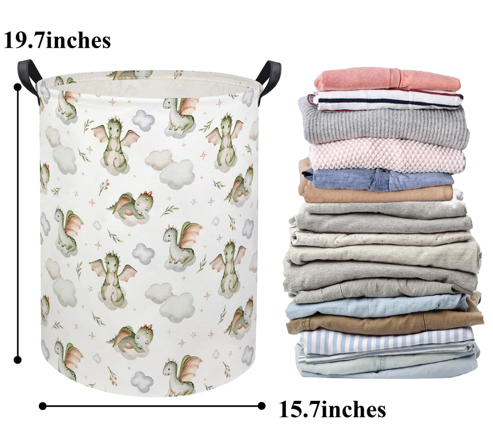 HIYAGON collapsible laundry bin, space-saving and easy to fold.