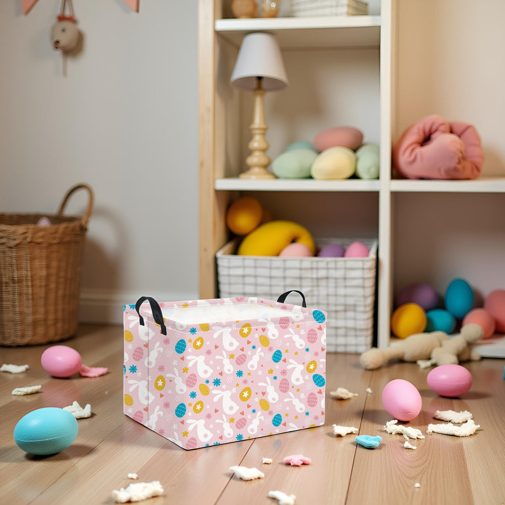 HIYAGON Easter basket for toy storage keeps rooms neat and playful.