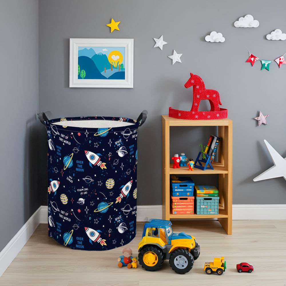 HIYAGON two-handle basket is easy to move between rooms