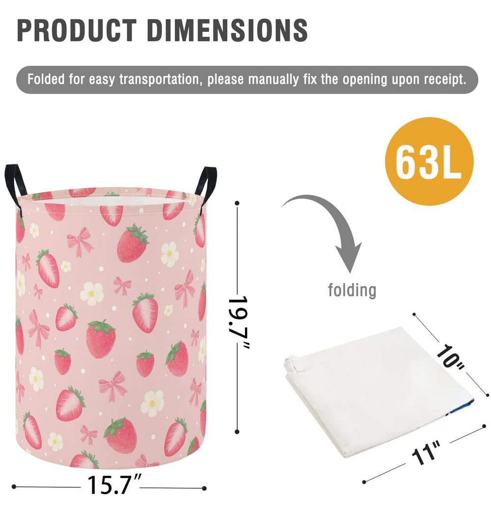HIYAGON large capacity bin holds family laundry and bulky items