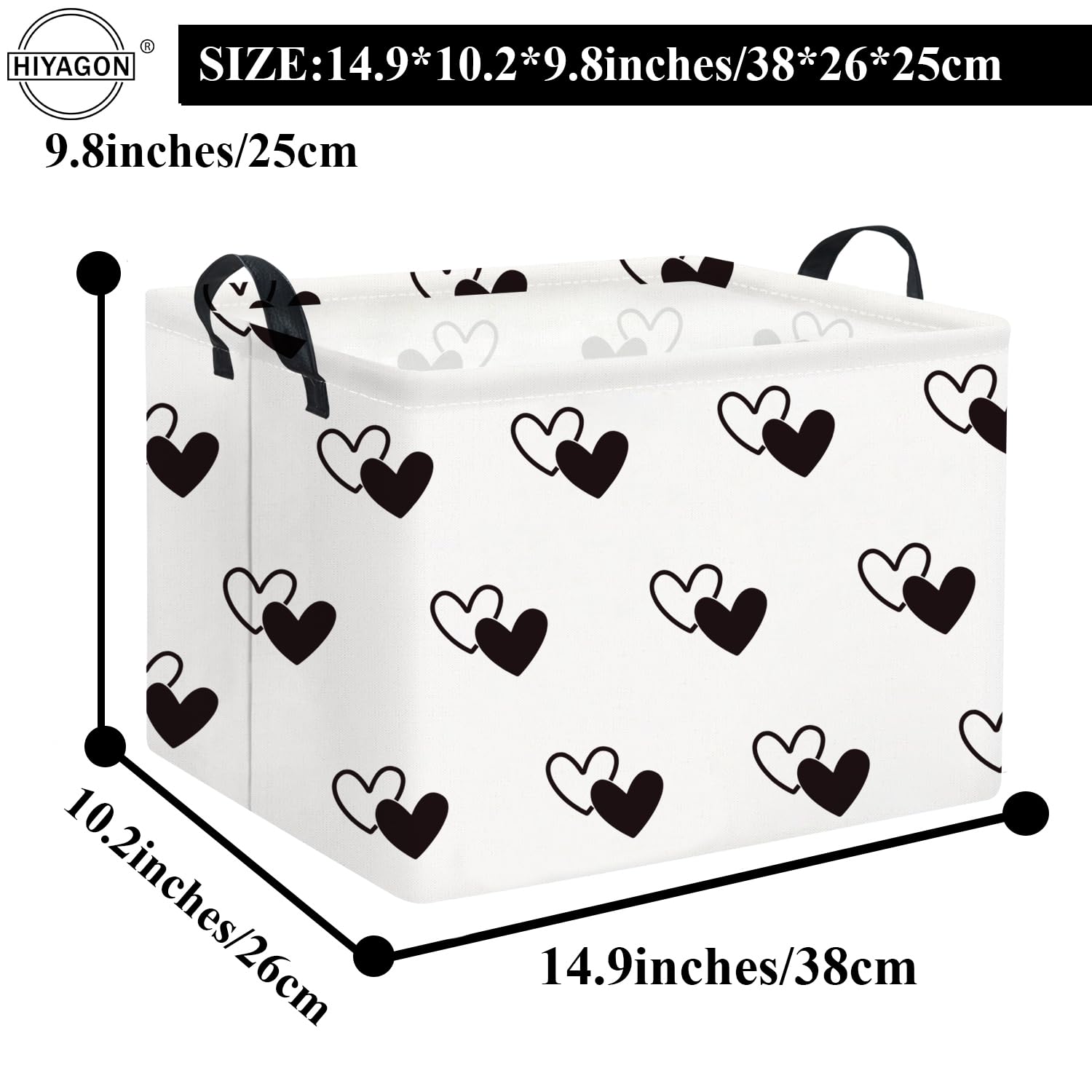 HIYAGON large capacity organizer suitable for bedroom and office