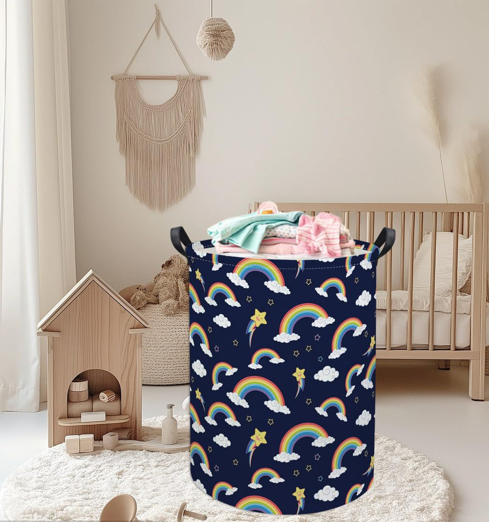 HIYAGON Large capacity storage bin fits clothes, toys, and other items around the home.