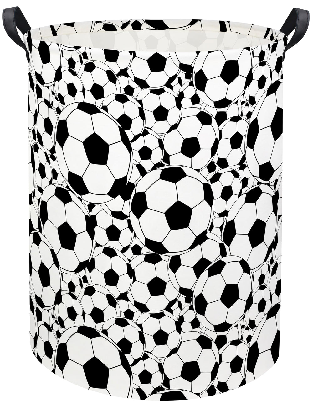 HIYAGON Soccer Baby Laundry Basket stores dirty clothes and keeps nurseries tidy.