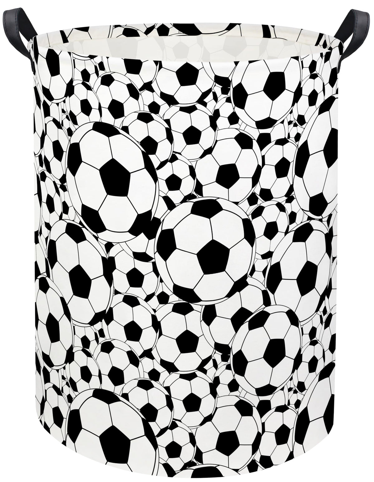 HIYAGON Soccer Baby Laundry Basket stores dirty clothes and keeps nurseries tidy.