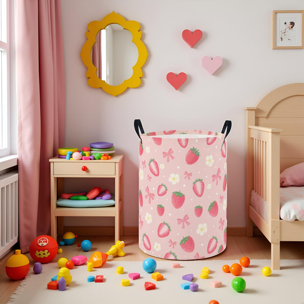 HIYAGON kids hamper features waterproof inner lining for quick cleaning