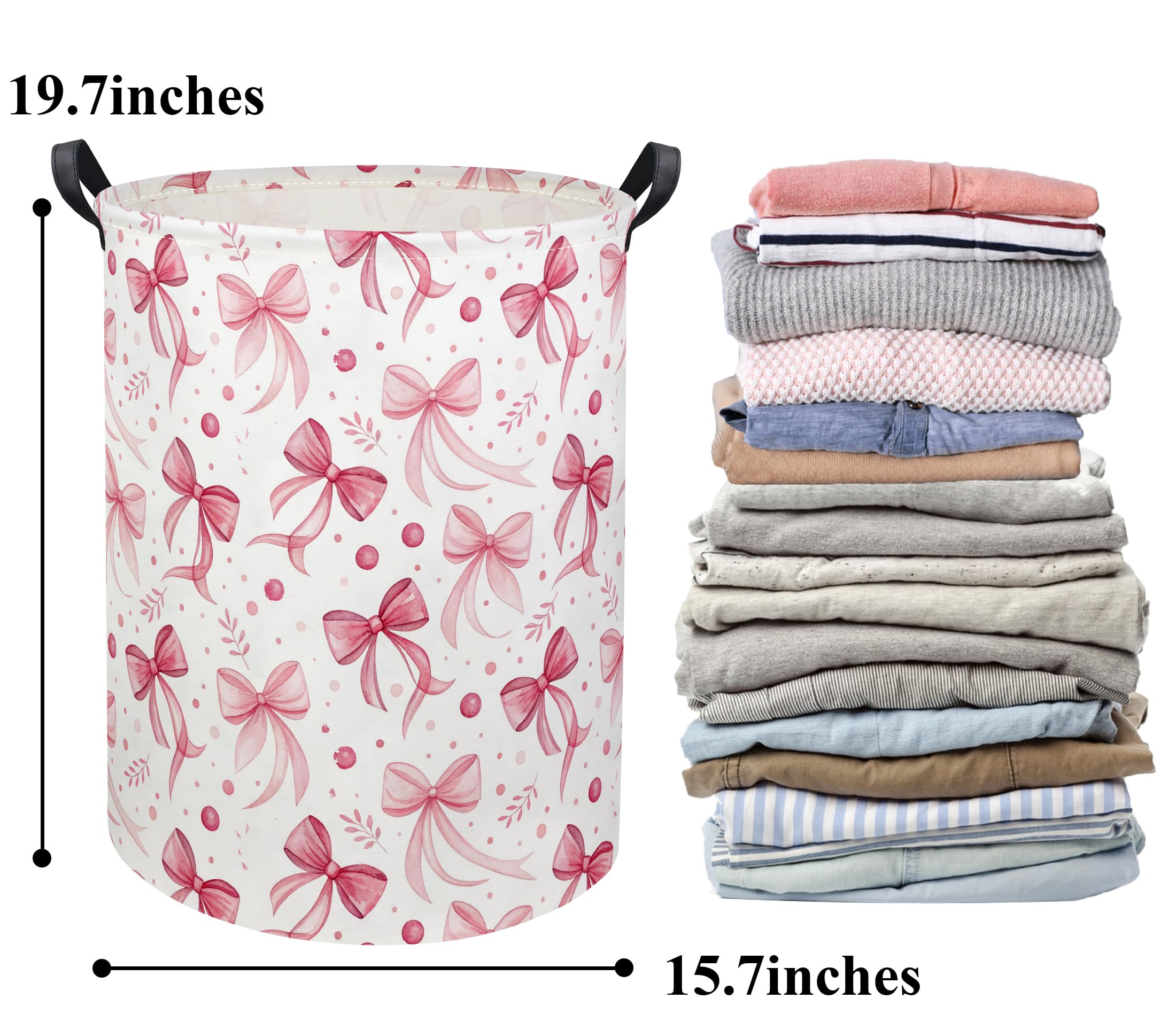 HIYAGON two-handles tote moves easily between rooms and laundry.