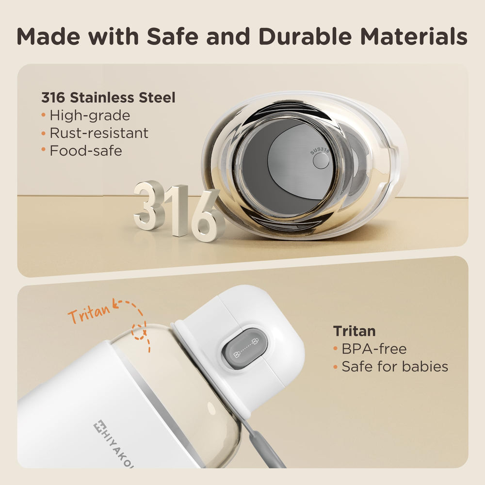 HIYAKOI warmer powers via USB, car charger, or power bank.
