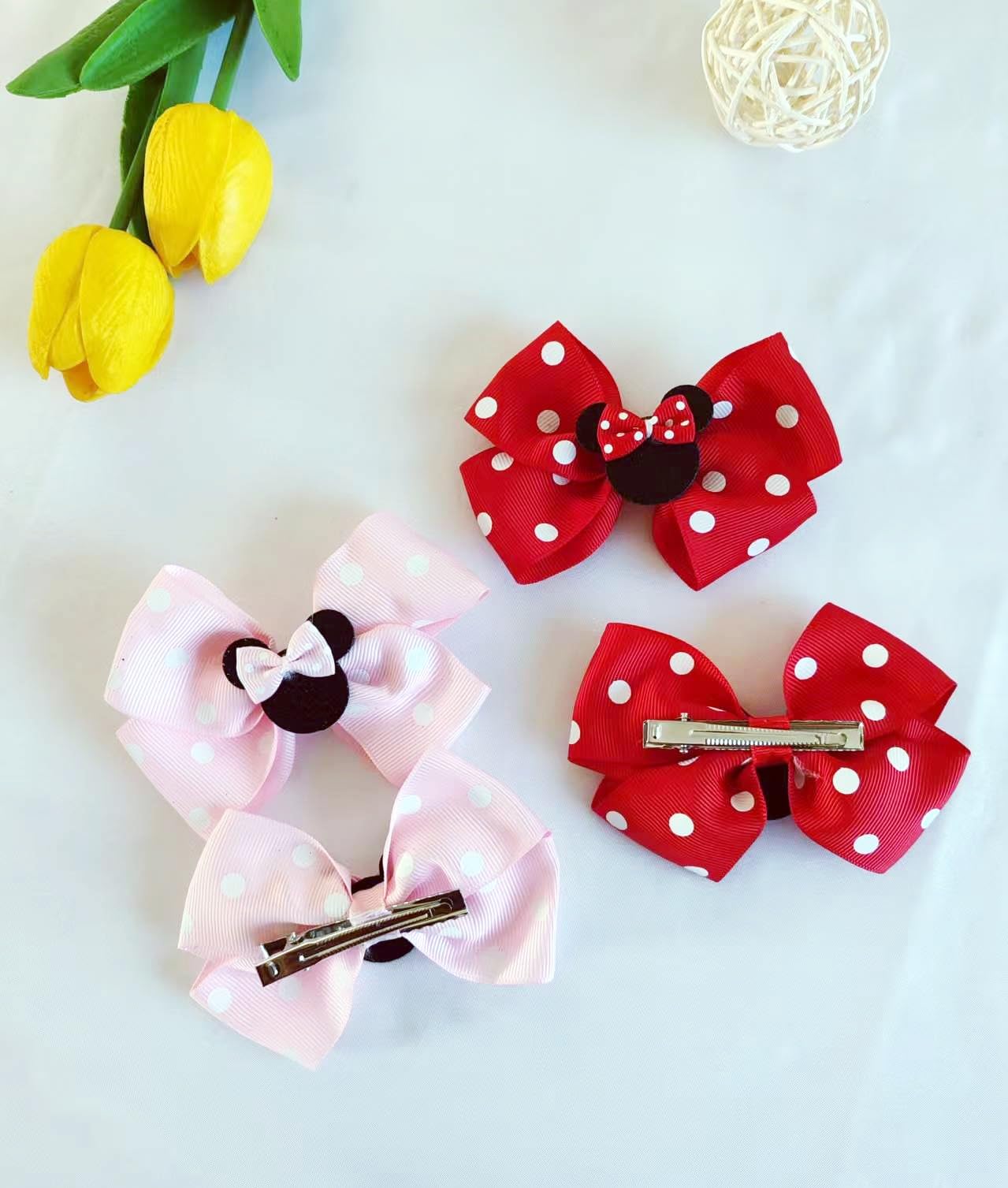 Hjiaruiky womens bow clip suitable for everyday styling.