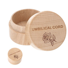 HJKEMI Umbilical Cord Keepsake Box with flower-pattern lid preserves memories safely for years