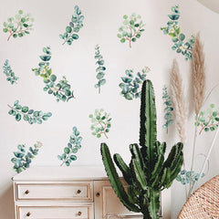 HJKlove eucalyptus leaf wall art adds tranquil charm to any room.