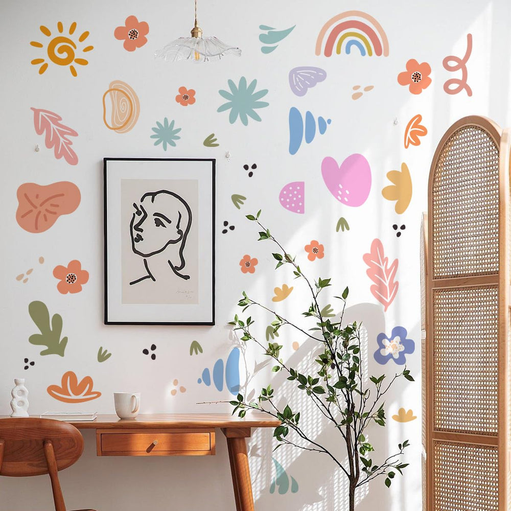 HJKlove peel-and-stick design makes installation gentle on walls.