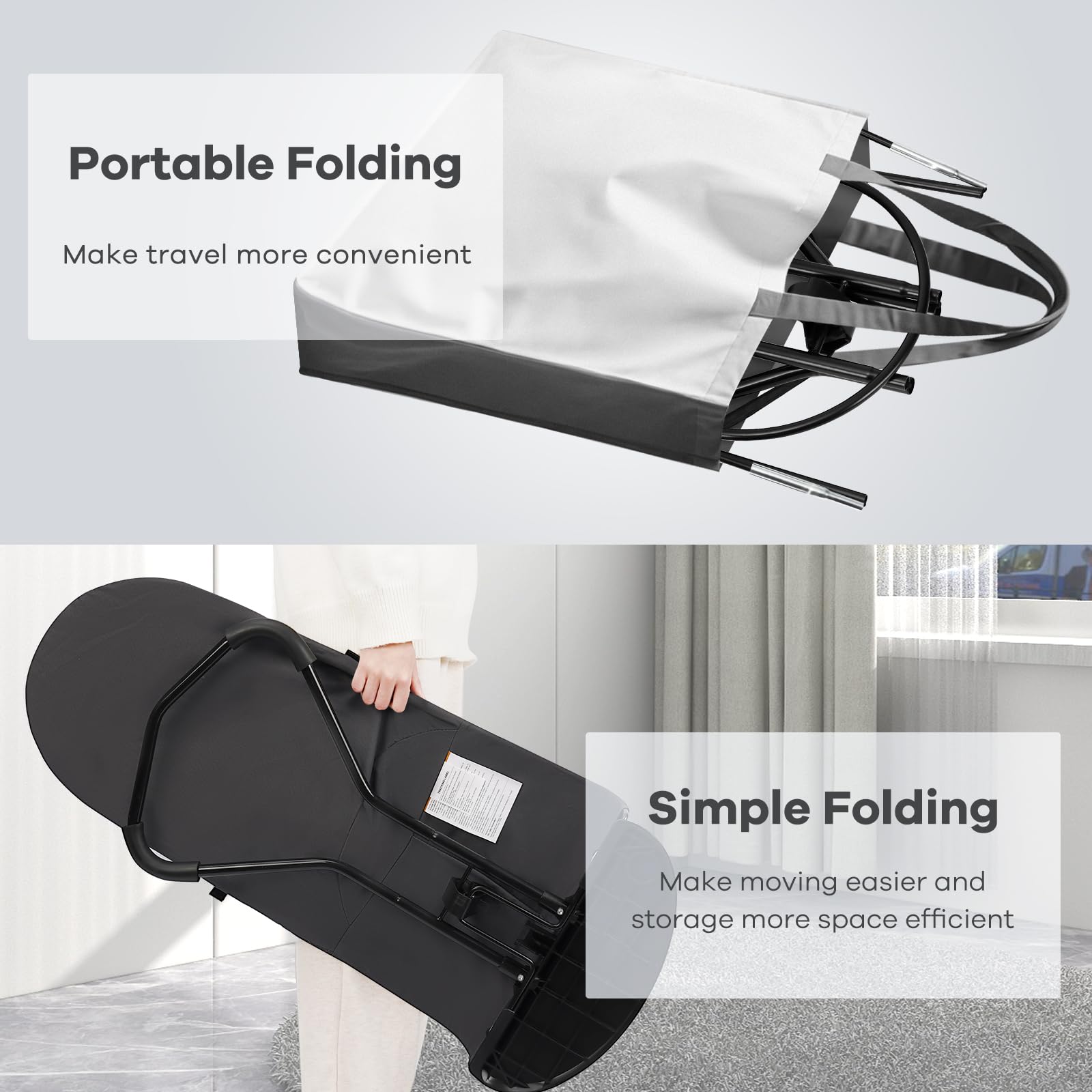 HKAI Baby Bouncer features a 3-point harness for secure use.