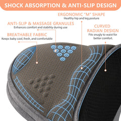 HKAI adjustable belt fits up to 55 inches for comfortable wear.