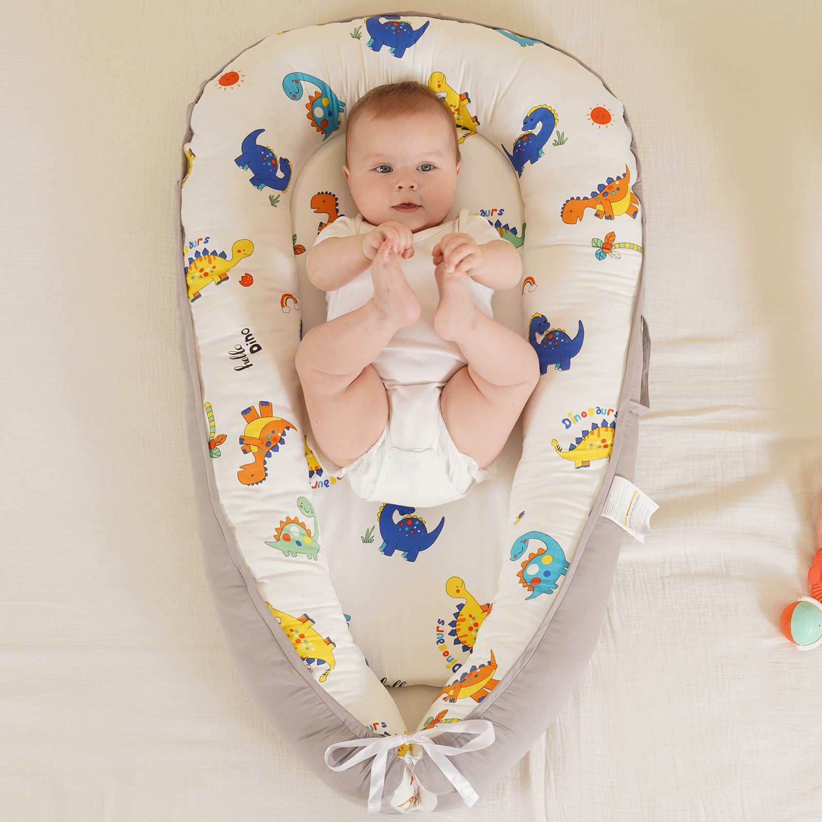 HKAI Baby Lounger supports tummy time and gentle awake lounging for supervised care.