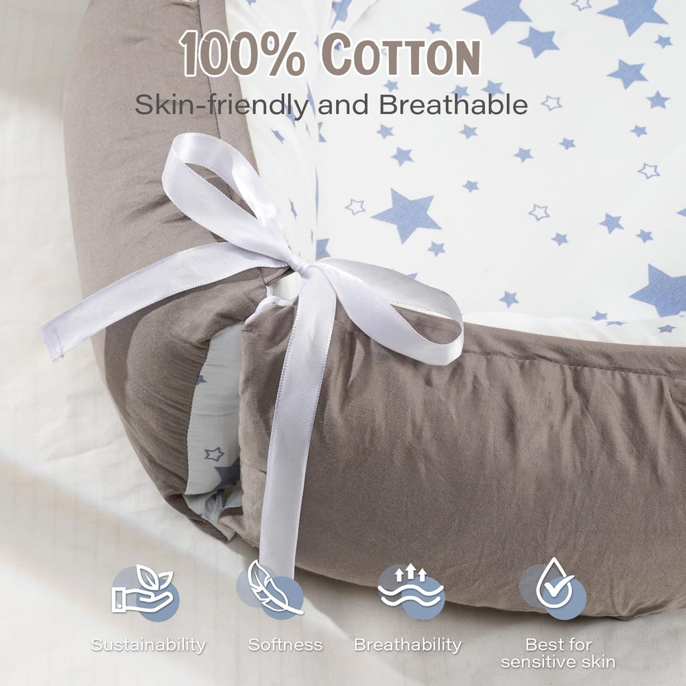 HKAI Baby Lounger removable cover for easy washing and care