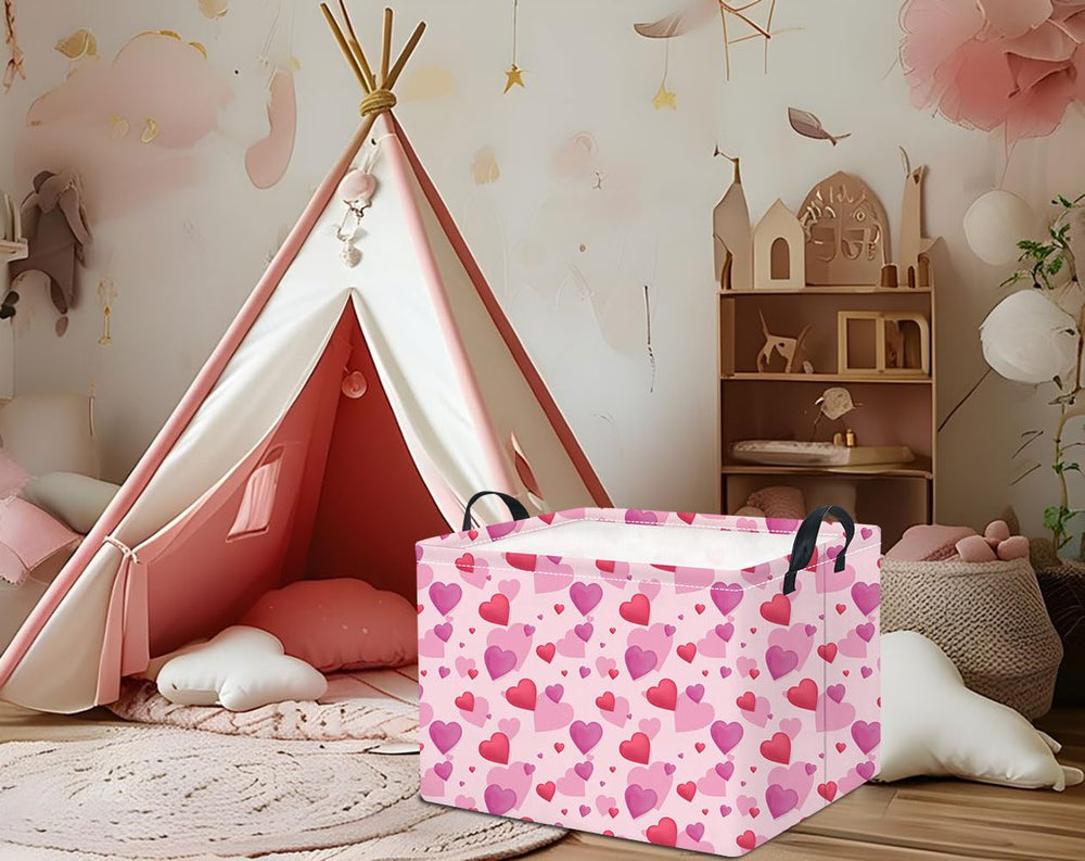 HKEC rectangle storage basket features cute animal pattern for playful decor