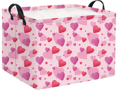 HKEC rectangle storage basket folded for compact storage in small spaces