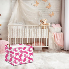 HKEC rectangle storage basket ideal nursery organizer for diapers and wipes