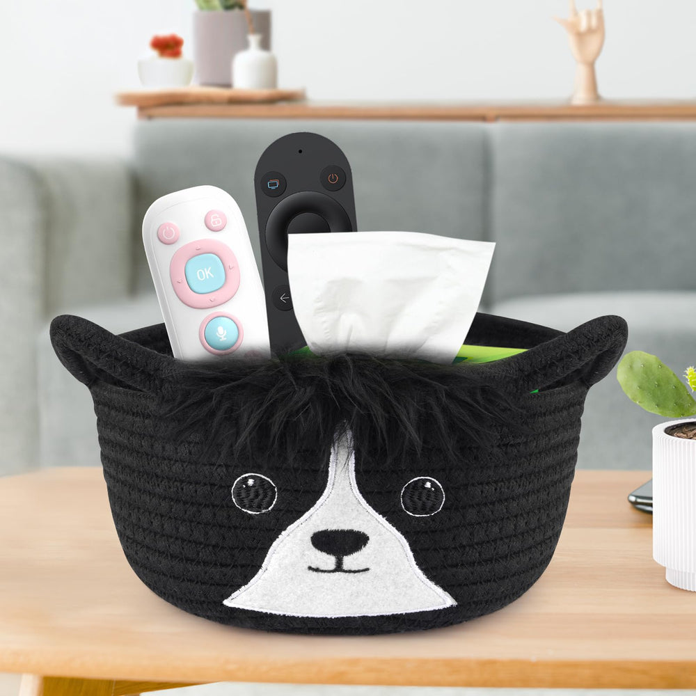 Hkojewp black design basket stays fresh and easy to clean.