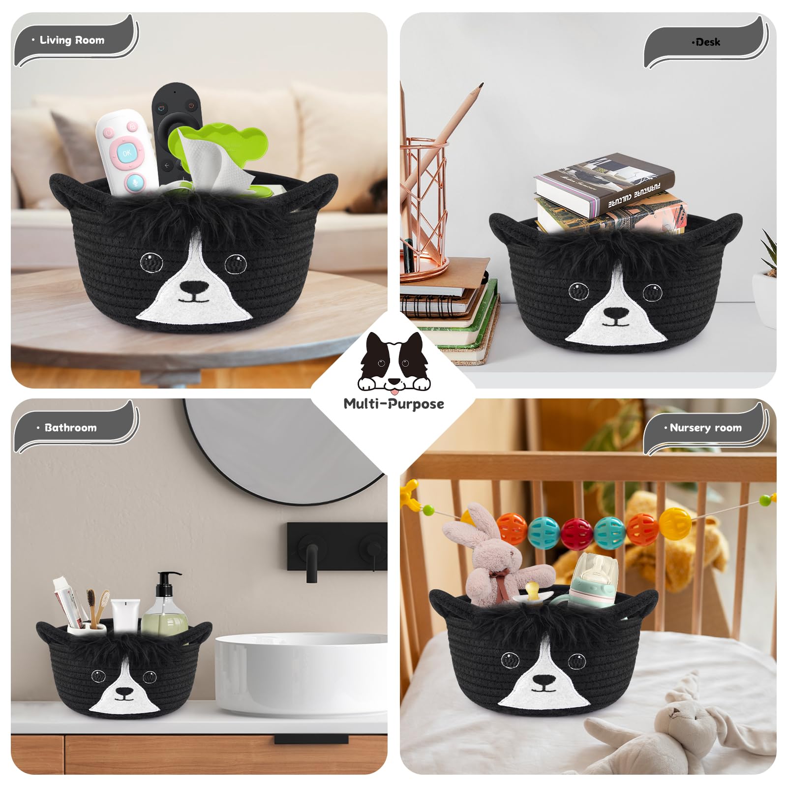 Hkojewp foldable storage bin for quick setup and storage.