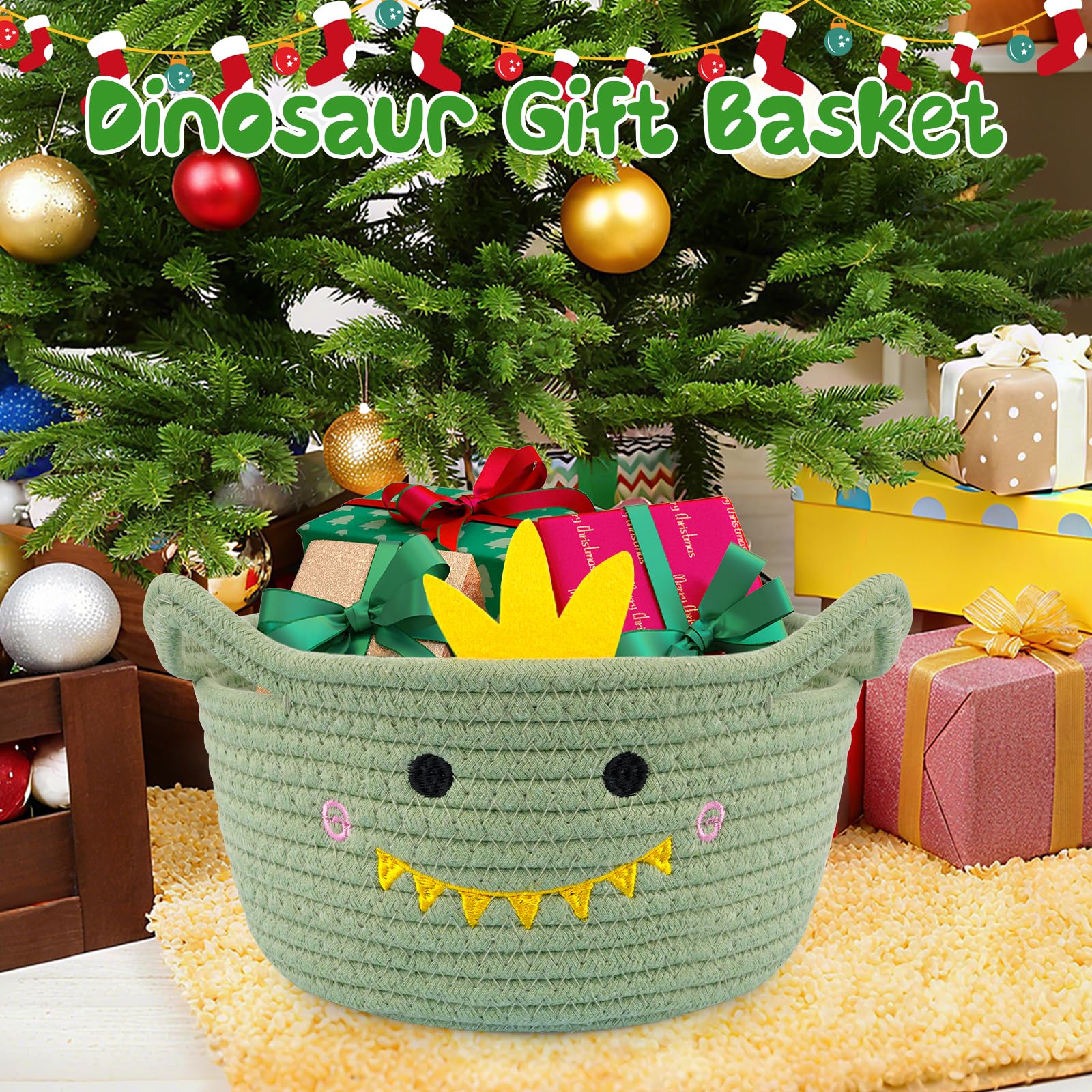 Hkojewp green-nursery-storage-basket blends color with practical storage.
