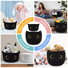 Hkojewp multi-purpose storage basket ideal for living room and nursery