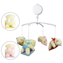HLEEDUO Little Bear mobile fits cribs and bassinets with an adjustable arm.