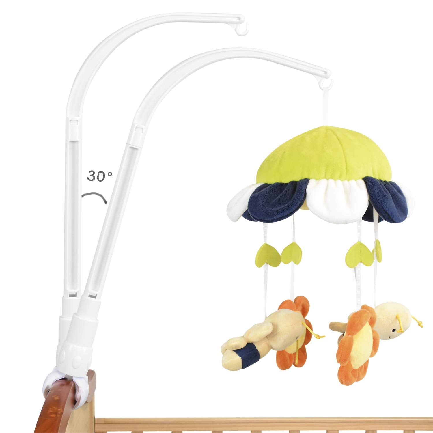 HLEEDUO claw screw design fits cribs, strollers, and changing tables.