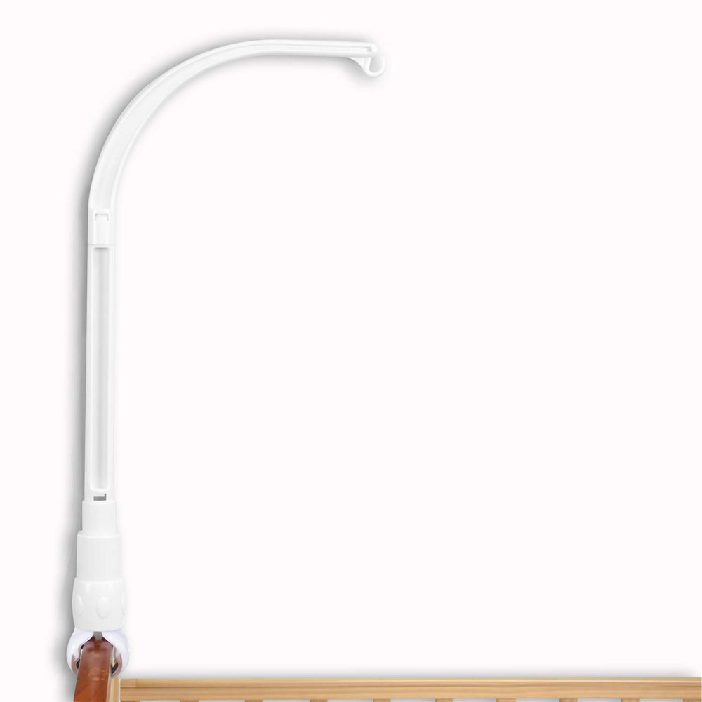 HLEEDUO crib arm installs easily without screws or tools.