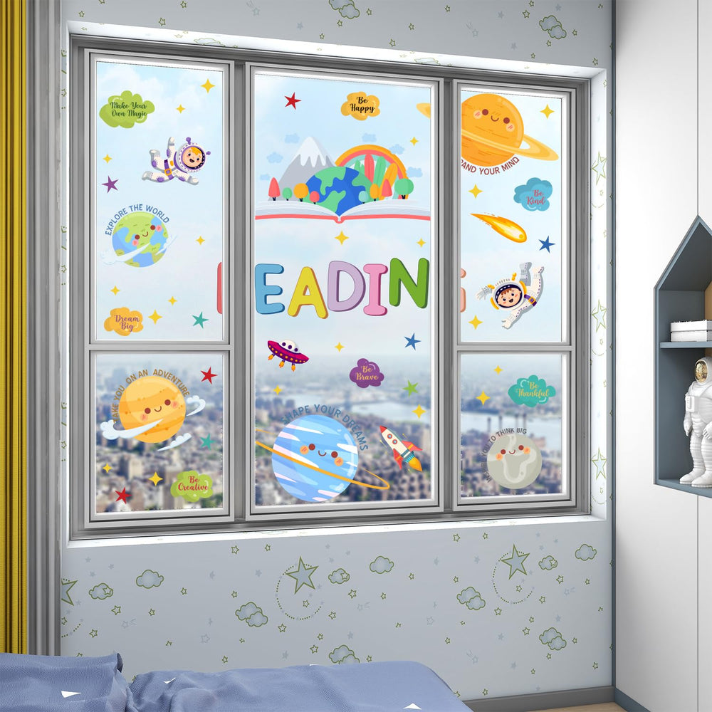 HLNIUC reading wall decor using waterproof, non-toxic UV printing for lasting color