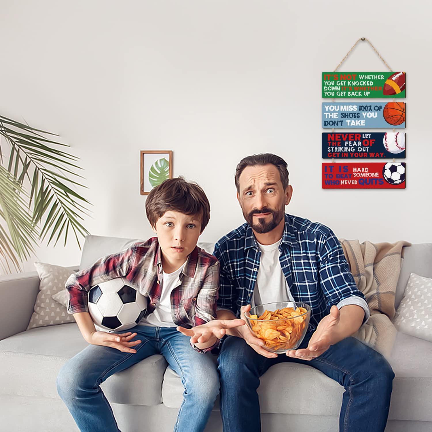 HLNIUC baseball sign brings classic charm to kids' rooms