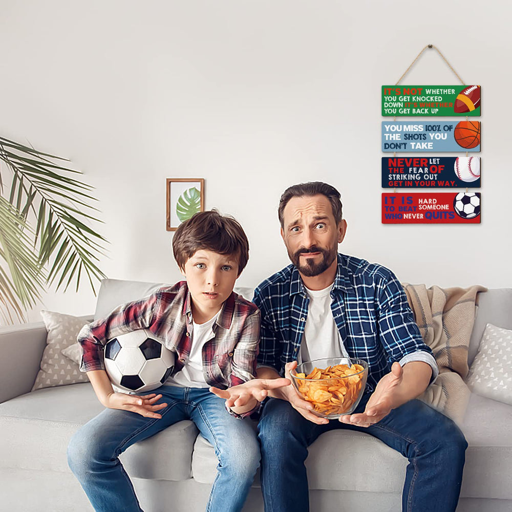 HLNIUC baseball sign brings classic charm to kids' rooms