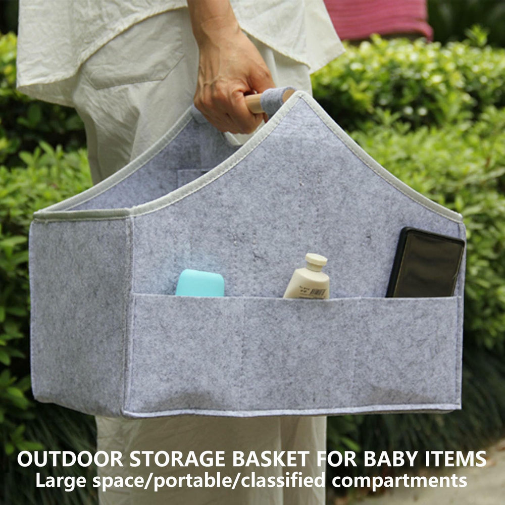 HMOSSVK gift-ready diaper basket perfect for new parents and baby showers