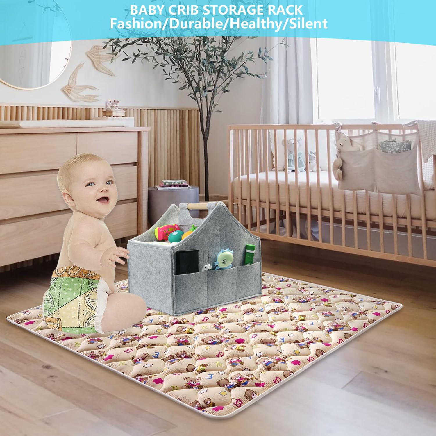 Soft grey wool felt from HMOSSVK combines durability and odorless freshness