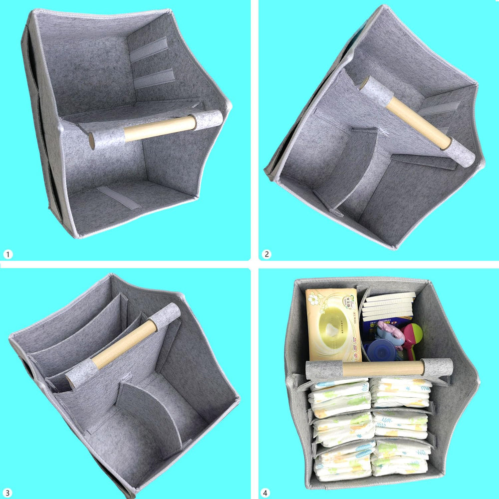 Portable car-friendly diaper caddy by HMOSSVK for on-the-go changes