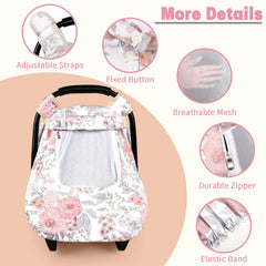 HNHUAMING breathable mesh window allows airflow while monitoring baby