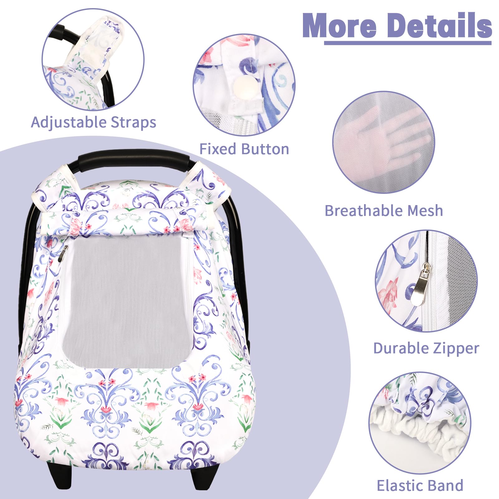 HNHUAMING all-round protection around a baby car seat during a ride