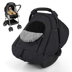 HNHUAMING baby car seat cover with winter waterproof design protects against wind and rain.
