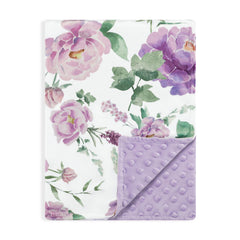 HNHUAMING baby girl blanket in purple floral for cozy warmth