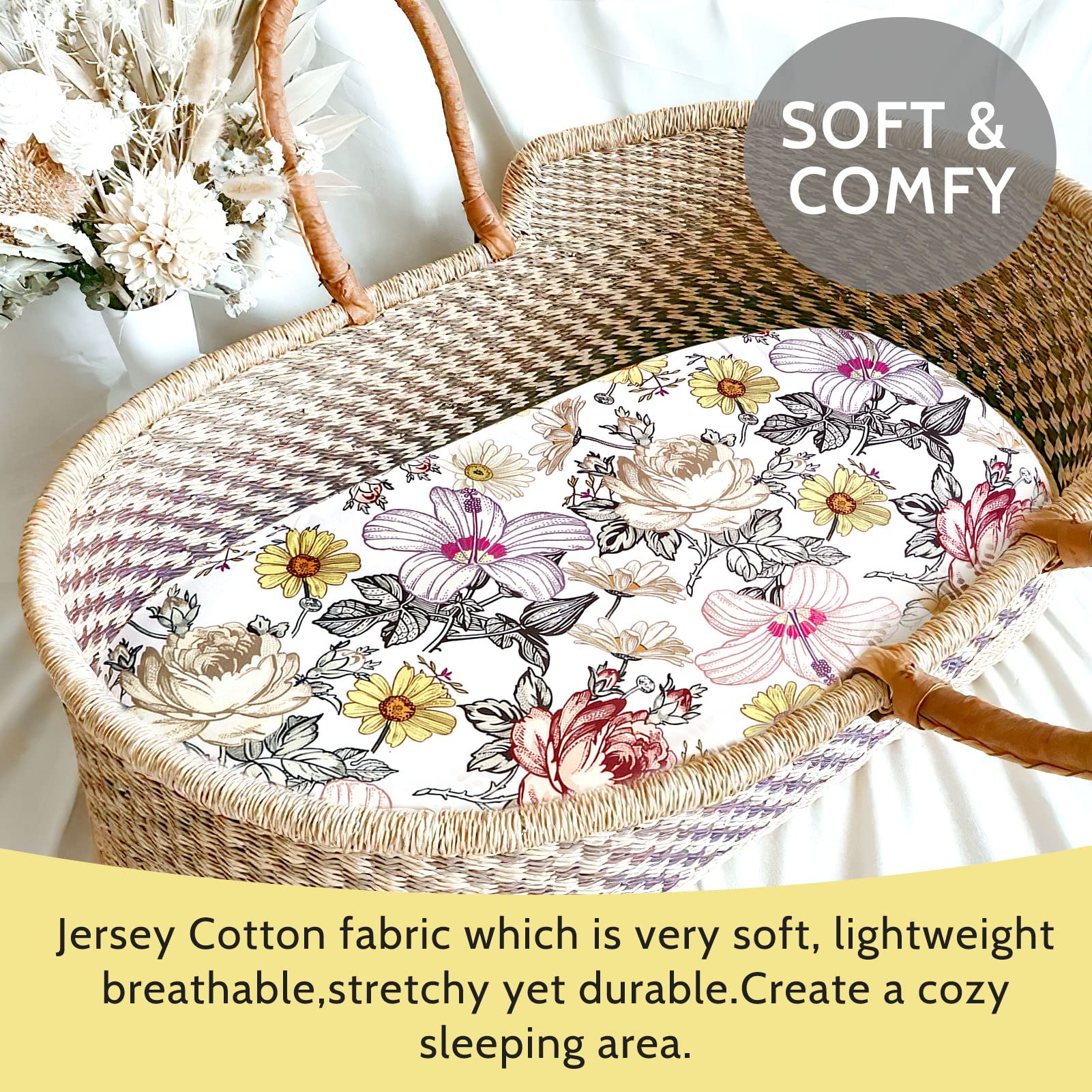 HNHUAMING jersey cotton texture provides breathable comfort for baby